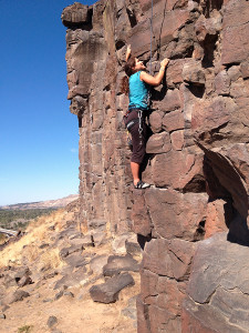 Climbing su basalto